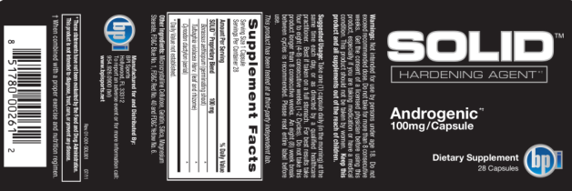 Label for Solid