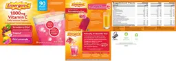 Label for 1,000 mg Vitamin C Tropical
