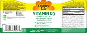 Vitamin D3 125 mcg (5,000 IU)