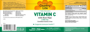 Time Release Vitamin C with Rose Hips 1,