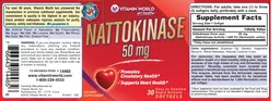 Label for Nattokinase 50 mg