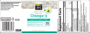 Omega-3 Natural Lemon Flavor