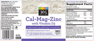 Cal-Mag-Zinc with Vitamin D3