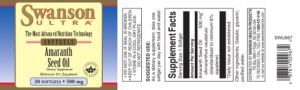 Amaranth Seed Oil 500 mg