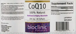Label for CoQ10