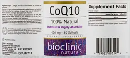 Label for CoQ10