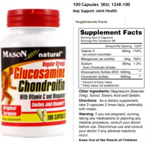 Glucosamine Chondroitin with Vitamin C a