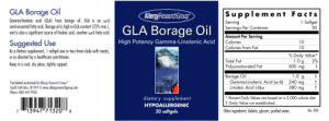 GLA Borage Oil