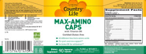 Max-Amino Caps with Vitamin B6