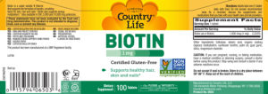 Biotin 1 mg