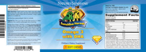 Sunshine Heroes Omega 3 with DHA