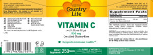 Vitamin C with Rose Hips 500 mg