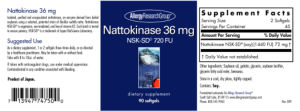 Nattokinase 36 mg
