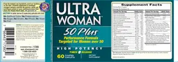 Label for Ultra Woman 50 Plus