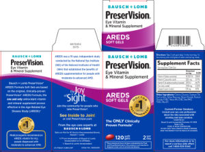 PreserVision AREDS Soft Gels