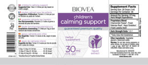 Children's Calming Support