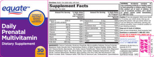 Daily Prenatal Multivitamin