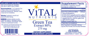 Green Tea Extract 80% 275 mg