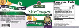Label for Male Complete