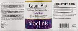 Label for Calm-Pro Tropical Breeze