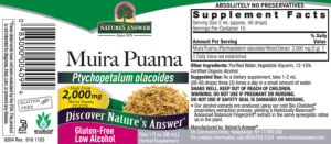 Muira Puama 2,000 mg