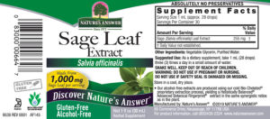 Sage Leaf Extract Alcohol-Free