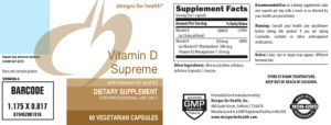 Vitamin D Supreme with Vitamin K1 and K2