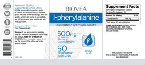 L-Phenylalanine 500 mg