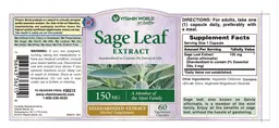Sage Leaf Extract 150 mg