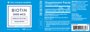 Biotin 5000 mcg