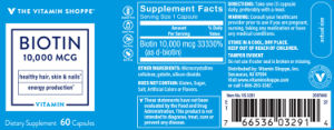 Biotin 10,000 mcg