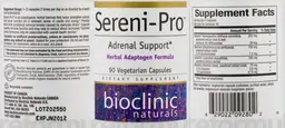 Label for Sereni-Pro