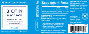 Biotin 10,000 mcg