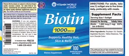 Biotin 1000 mcg