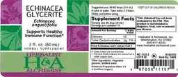Label for Echinacea Glycerite