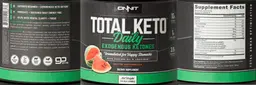 Label for Total Keto Daily Salted Watermelon Flavor
