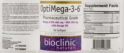 Label for OptiMega-3-6