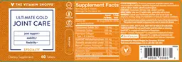 Label for Ultimate Gold Joint Care