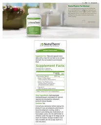 Label for NutraTherm