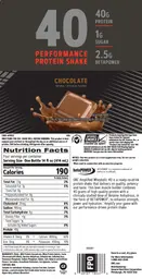 Label for Wheybolic 40 Chocolate