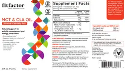 Label for MCT & CLA Oil