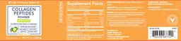 Label for Collagen Peptides Powder Green Apple
