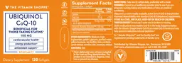 Label for Ubiquinol CoQ-10 100 mg