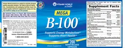 Label for Mega B-100