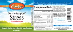 Label for Nutra-Support Stress