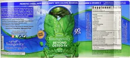 Label for Beyond Osteo-fx Tropical Vanilla Flavor