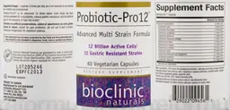 Label for Probiotic-Pro12