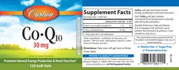 Label for Co-Q10 30 mg