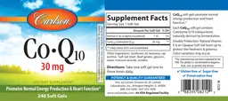 Label for Co-Q10 30 mg