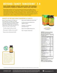 Label for Beyond Tangy Tangerine 2.0